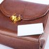 Secondhand Gucci Leather Bamboo Bag- '60s