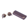 Cartier Vintage Mayfair Round Half Frame Gold Sunglasses - '90s