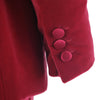 Secondhand Gucci by Tom Ford Red Cotton Velvet Pantsuit - '90s