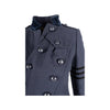 Secondhand Moschino Double Breasted Coat with Panel - '10s