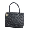 Secondhand Chanel Medaillon Black Leather Bag