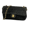 Secondhand Chanel Flap bag Black Suede
