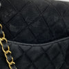 Secondhand Chanel Flap bag Black Suede