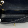 Secondhand Chanel Flap bag Black Suede