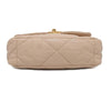 Secondhand Chanel 19 Beige Leather Bag