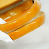 Secondhand Chanel Coco Mark Yellow Patent Leather Bag