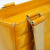 Secondhand Chanel Coco Mark Yellow Patent Leather Bag