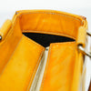 Secondhand Chanel Coco Mark Yellow Patent Leather Bag