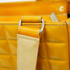Secondhand Chanel Coco Mark Yellow Patent Leather Bag