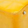 Secondhand Chanel Coco Mark Yellow Patent Leather Bag