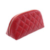 Secondhand Chanel Matelasse Pouch Red Leather Accessories