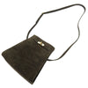 Secondhand Hermès Kelly Sport Brown Suede Bag