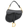 Christian Dior Saddle Handbag Leather