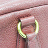 Secondhand Prada Boston Red Leather Bag