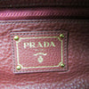 Secondhand Prada Boston Red Leather Bag