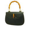 Secondhand Gucci Bamboo Black Leather Bag