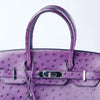 Secondhand Hermès Violet Ostrich Birkin 30 - '10s