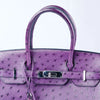 Secondhand Hermès Violet Ostrich Birkin 30 - '10s