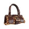 Secondhand Celine Leopard Print Ella Satchel Bag - '00s