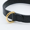 Secondhand Gucci Interlocking G Black Leather Jewelry