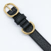 Secondhand Gucci Interlocking G Black Leather Jewelry