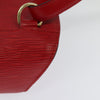 Secondhand Louis Vuitton Mabillon Red Leather Bag