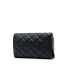 Saint Laurent Quilted Diamond Lambskin Becky Wallet on Chain Secondhand