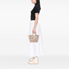 Prada Small Glace Calf Twin Pocket Satchel Secondhand