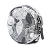 Secondhand Chanel CC Calfskin Floral Round Clutch on Chain