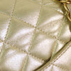 Chanel Mini Rectangular Classic Metallic Lambskin Single Flap Secondhand