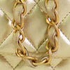 Chanel Mini Rectangular Classic Metallic Lambskin Single Flap Secondhand