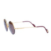 Cartier Vintage Mayfair Round Half Frame Gold Sunglasses - '90s