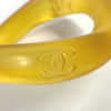 Secondhand Chanel Coco Mark Yellow Plastic Jewelry