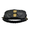 Secondhand Miu Coffer Black Leather Bag