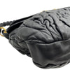 Secondhand Miu Coffer Black Leather Bag
