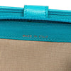 Secondhand Chanel Camellia Blue Leather Accessories