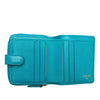 Secondhand Chanel Camellia Blue Leather Accessories