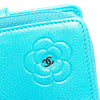 Secondhand Chanel Camellia Blue Leather Accessories