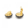 Secondhand Chanel Coco Mark Black Metal Jewelry