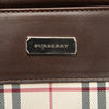 Secondhand Burberry House Check Canvas Convertible Tote