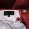 Secondhand Gucci by Tom Ford Red Cotton Velvet Pantsuit - '90s