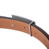 Secondhand Hermès Médor Belt in Vert d’Eau Matte Alligator with Palladium Hardware - '10s