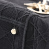 Secondhand Dior Lady D-Light Black Canvas Bag