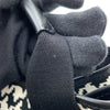 Secondhand Balenciaga Navy Cabas Black Canvas, Leather Bag