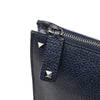 Secondhand Valentino Garavani Rockstud Navy Leather Bag