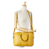 Secondhand Gucci Diamante Yellow Leather Bag