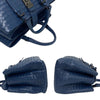 Secondhand Bottega Veneta Roma Blue Leather Bag