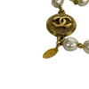 Secondhand Chanel Coco Mark White Gold Plated Jewelry