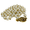 Secondhand Chanel Coco Mark White Gold Plated Jewelry