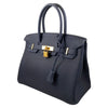 Secondhand Hermès Birkin 30 Navy Leather Bag